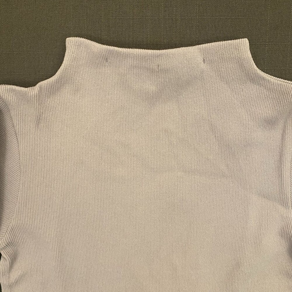 Zara Women's Open Back Bodysuit Purple Heather Long Sleeves Size XS - S NWT $27 - Picture 5 of 16